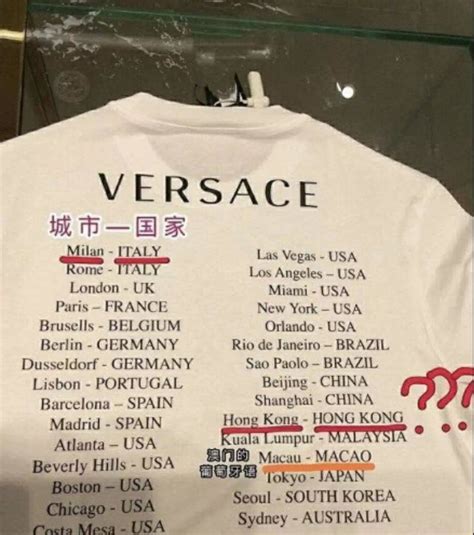 versace hong kong macau t shirt|Coach, Givenchy apologize to Chinese consumers .